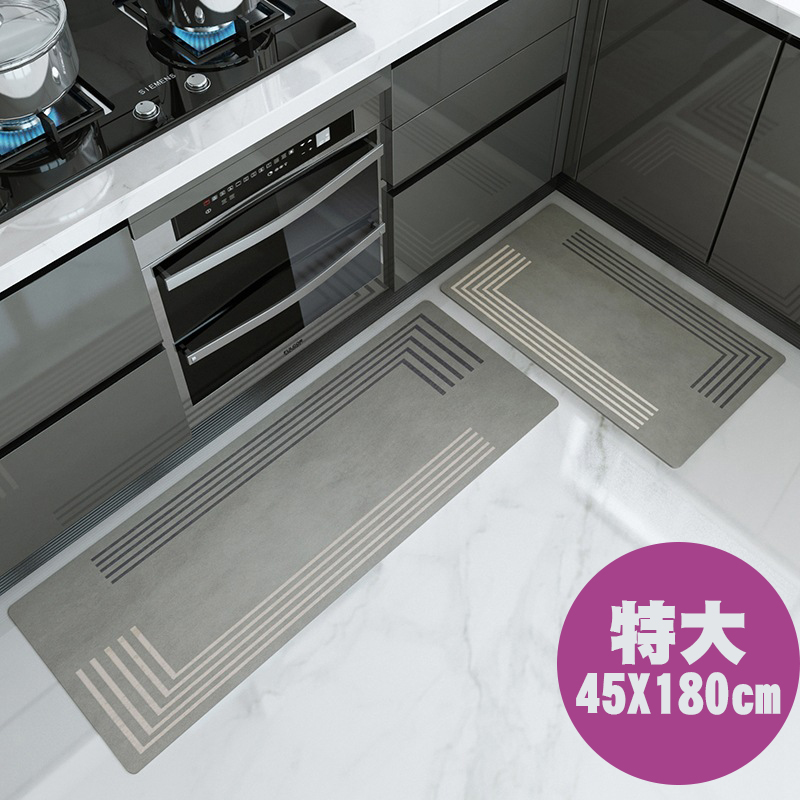 廚房專用珪藻土軟地墊【多款多尺寸可選】 廚房 吸水快乾 方便收納 防滑底部 快速吸水 珪藻土地墊 浴室 廁所, , large