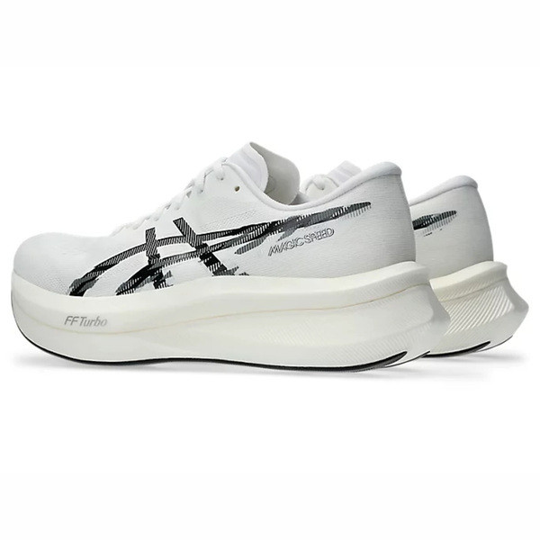 Asics Magic Speed 4 男 慢跑鞋 緩衝 彈力 白 黑 [1011B875-101], , large