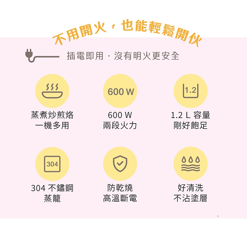 AIWA 愛華 多功能美食鍋 ACP-120, , large