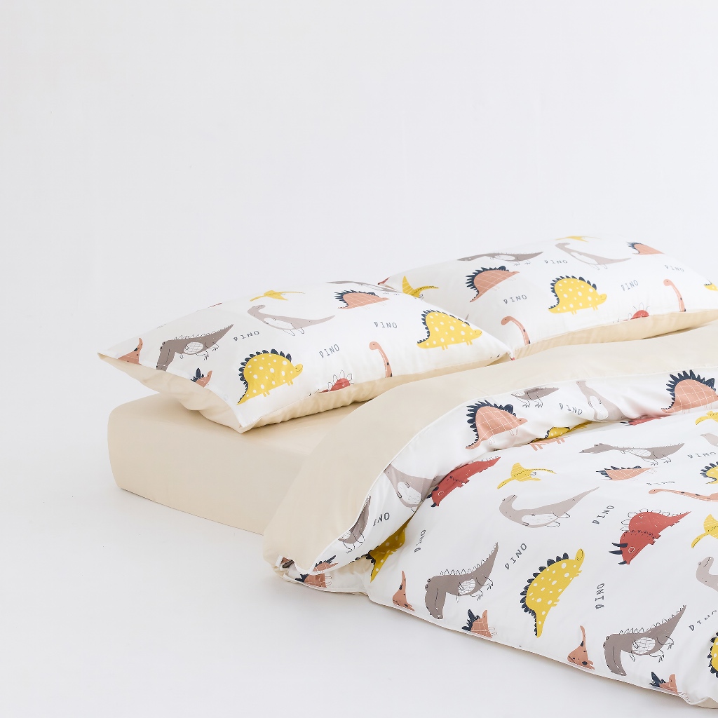 DOTDOT Lite - 『The Dino』 床包枕套組/被套/涼被/寢具組, , large