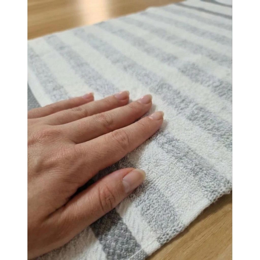 [Kai Mei Cotton] Bulk Pack: Made in Taiwan (MIT) Antibacterial & Odor-Resistant &ndash; Lightweight Soft Pure Cotton Bamboo Charcoal Towels (Set of 12), , large