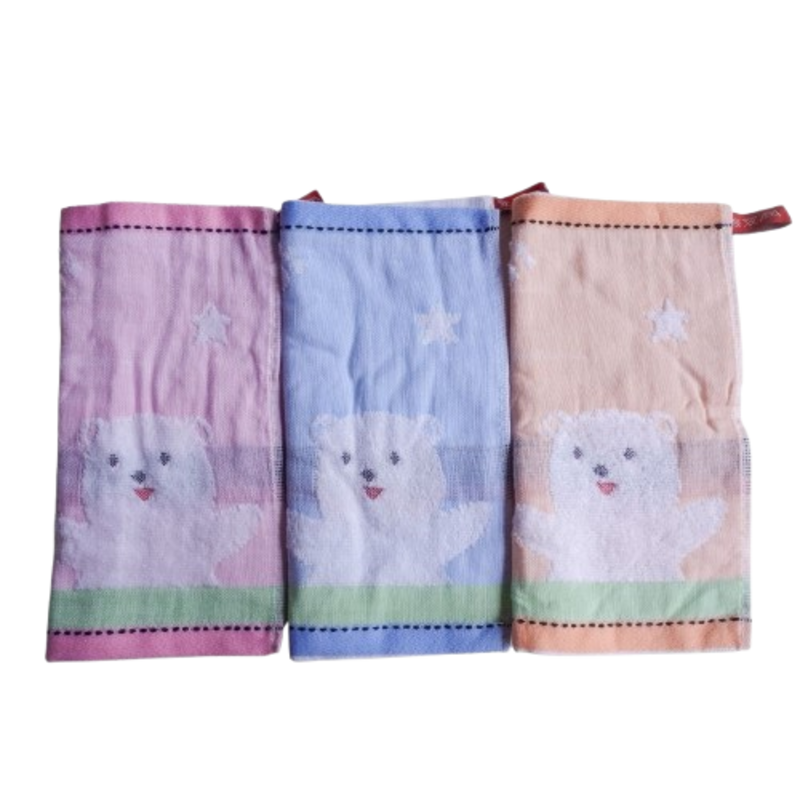 [Kemei Cotton Industry] 12 in the group random excellent no yarn high quality small square scarf / handkerchief / wipe hand towel / wipe sweat towel / saliva towel, , large