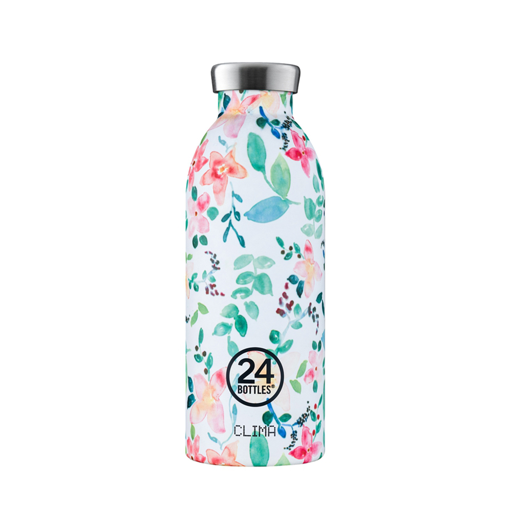 [義大利 24Bottles] 不鏽鋼雙層保溫瓶 500ml / 花花花系列, , large