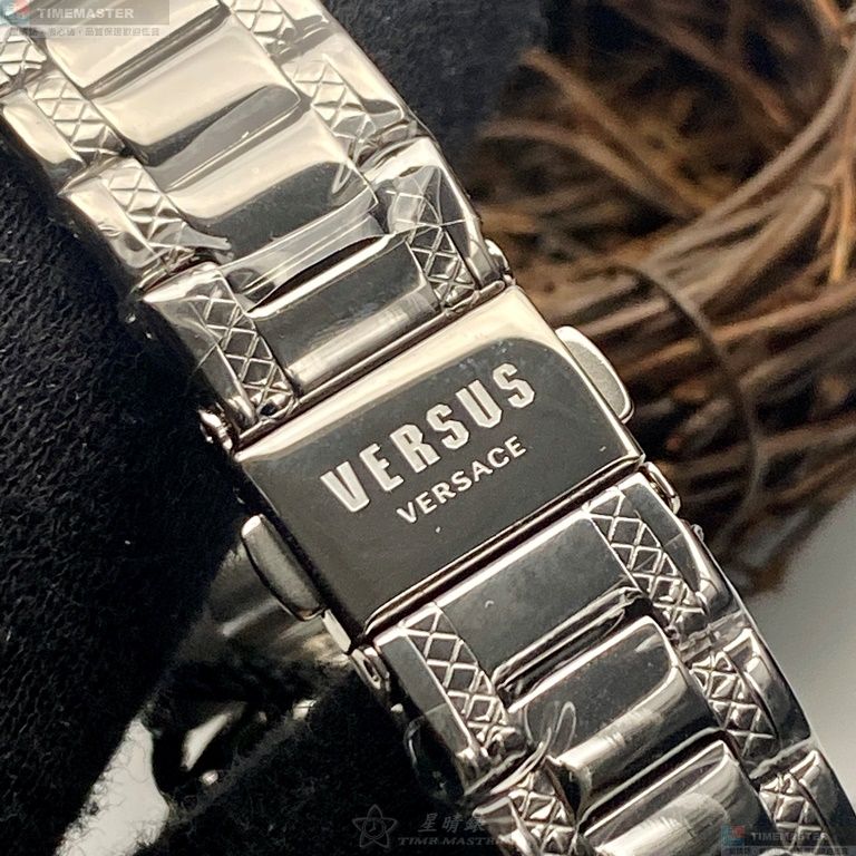 [星晴錶業]VERSUS VERSACE手錶,36mm,VV00366紫藍錶面銀錶殼銀色精鋼錶帶款, , large