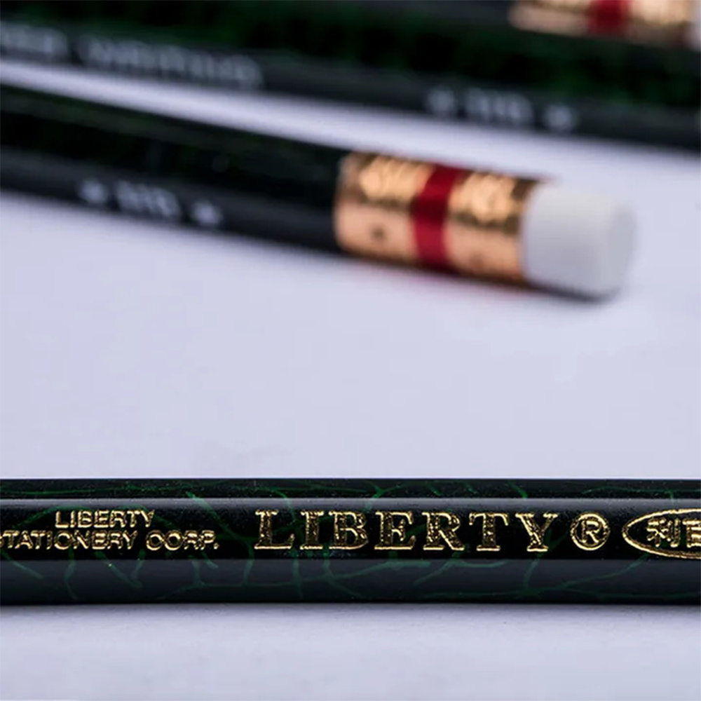 【龍品文創】利百代 90 皮頭黑桿鉛筆 HB -12支入, , large