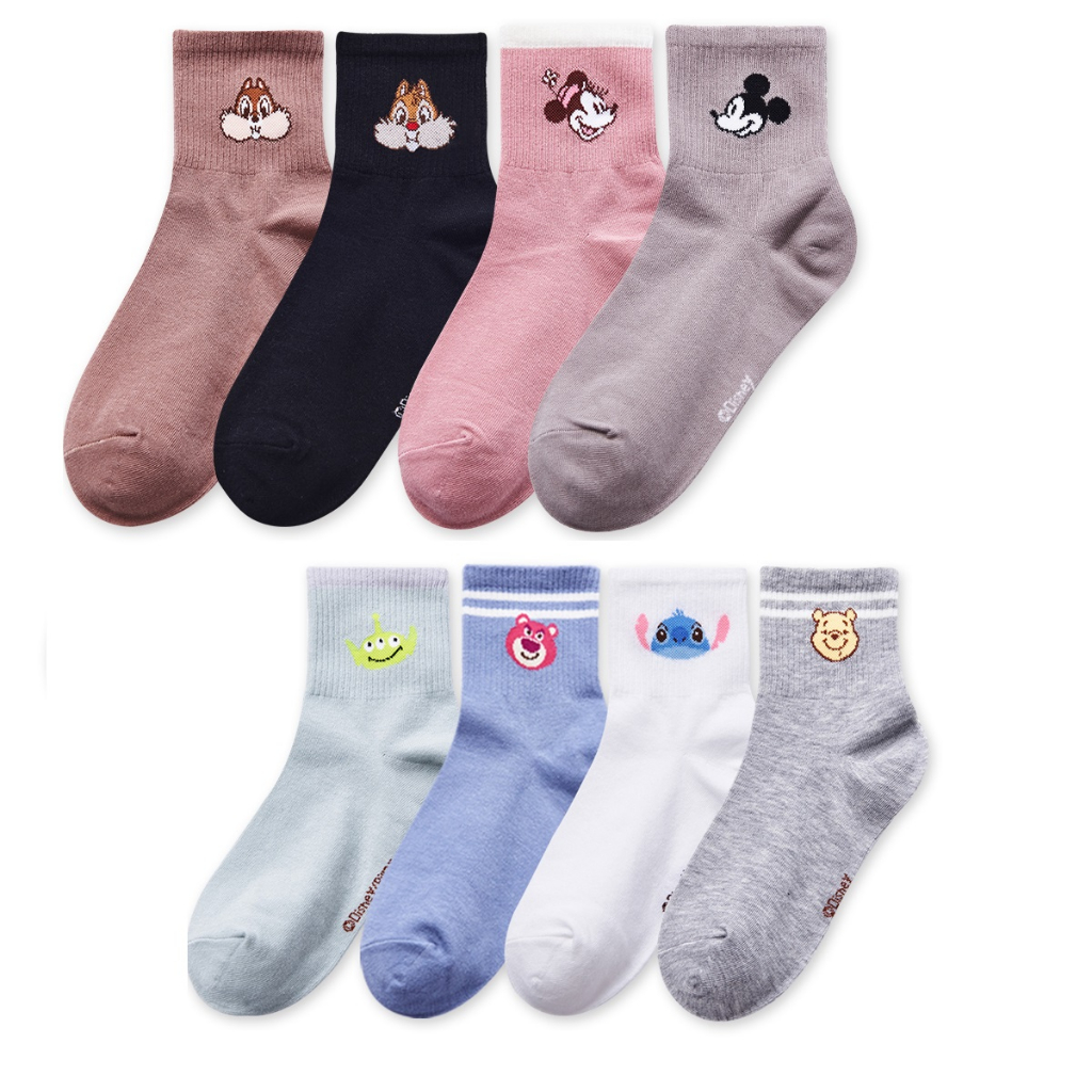 (多款)迪士尼 Disney長襪中統襪【旺達棉品】MK-A310 CD-A309, , large