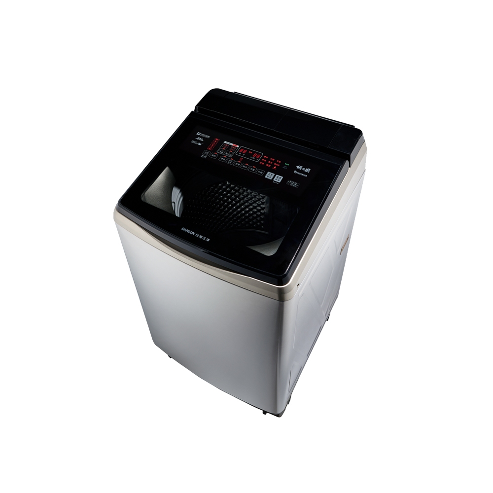 SANLUX 台灣三洋 18kg 變頻超音波洗劑自投直立式洗衣機 SW-V19ADS, , large