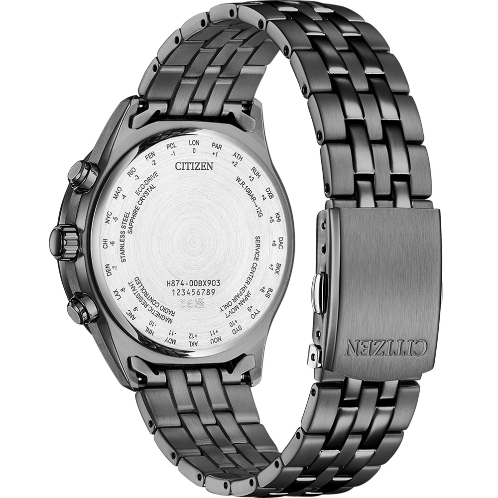 CITIZEN 星辰 韋禮安廣告款 曜月款 光動能電波萬年曆月相手錶 BY1037-51H, , large