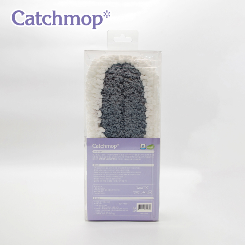 【THE LOEL】韓國神奇抹布系列- Catchmop 神奇鞋底加厚清潔拖鞋(斑馬紋), , large