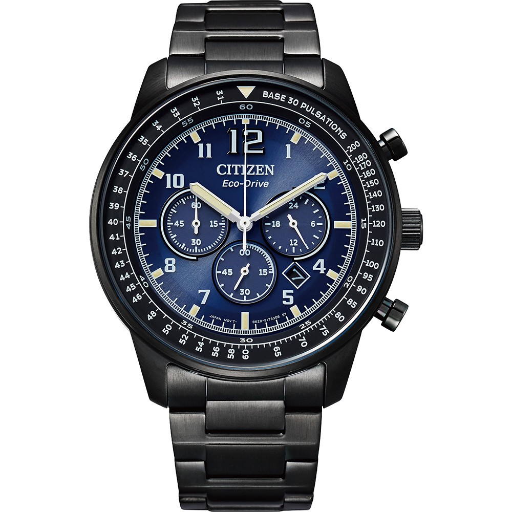 CITIZEN 星辰 亞洲限定 光動能紳士計時手錶 CA4505-80M, , large