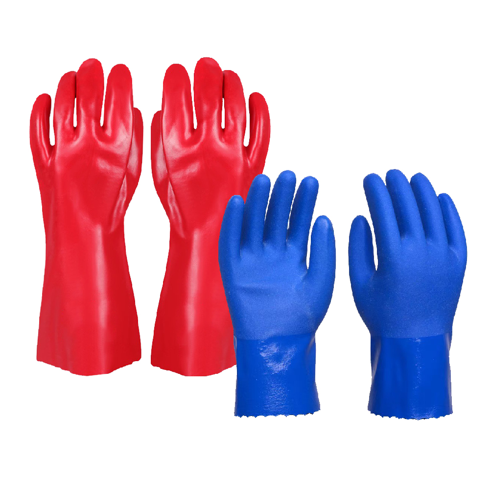 NBR耐酸鹼手套 工作耐油防護清潔手套 止滑耐磨 耐酸鹼 化工手套 農漁業手套 園藝手套, , large