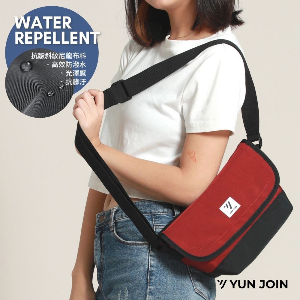 【YUNJOIN】TWILL-Lightweight side backpack, , large