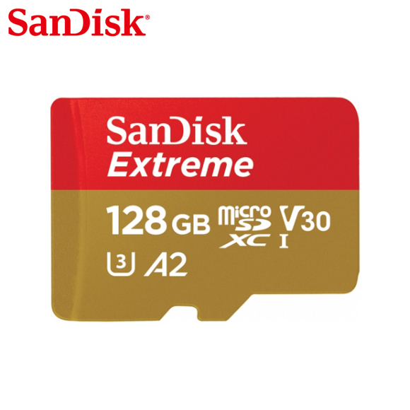 【SanDisk】 Extreme 128G A2 V30 UHS-I U3 microSDXC 記憶卡, , large