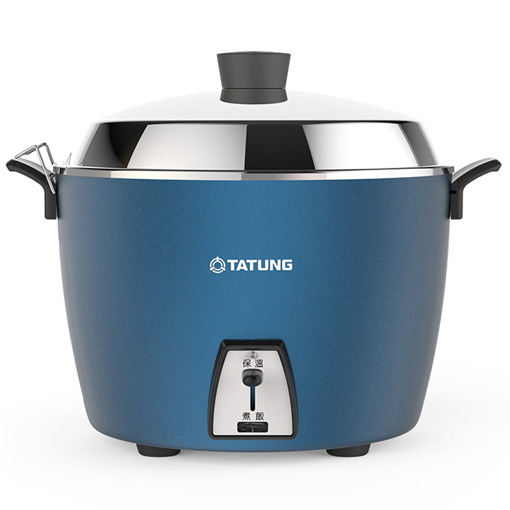 TATUNG Tatung 11-Cup Night Blue Stainless Steel Accessories Deep Pot Electric Cooker TAC-11L-HB, , large