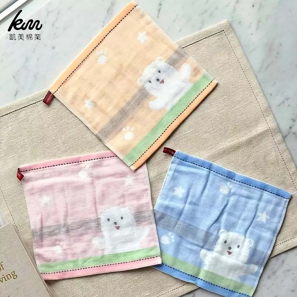 [Kemei Cotton Industry] no yarn high quality small square scarf / handkerchief / wipe hand towel / wipe sweat towel / saliva towel, , large