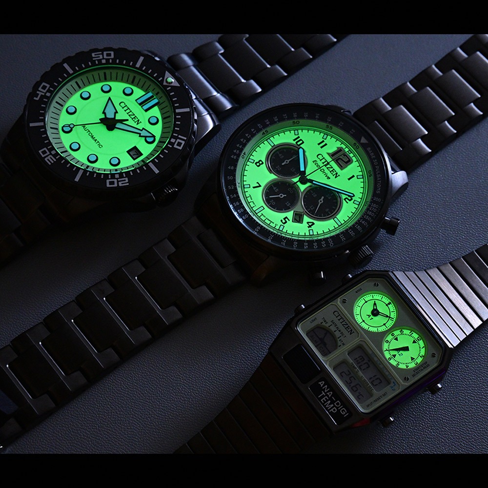 CITIZEN 星辰 夜光型者 光動能計時手錶 CA4507-84X, , large
