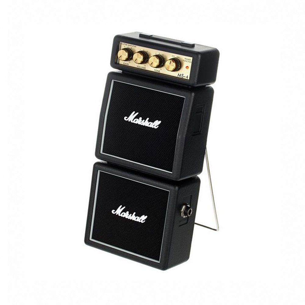 Marshall MS-4 Micro Stack 2瓦 攜帶型 雙層迷你電吉他音箱 黑色【敦煌樂器】, , large