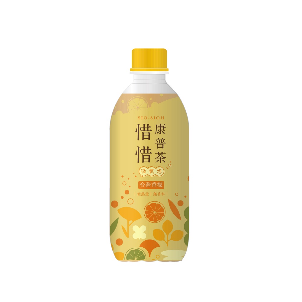 惜惜康普茶台灣香檬氣泡 420ml, , large