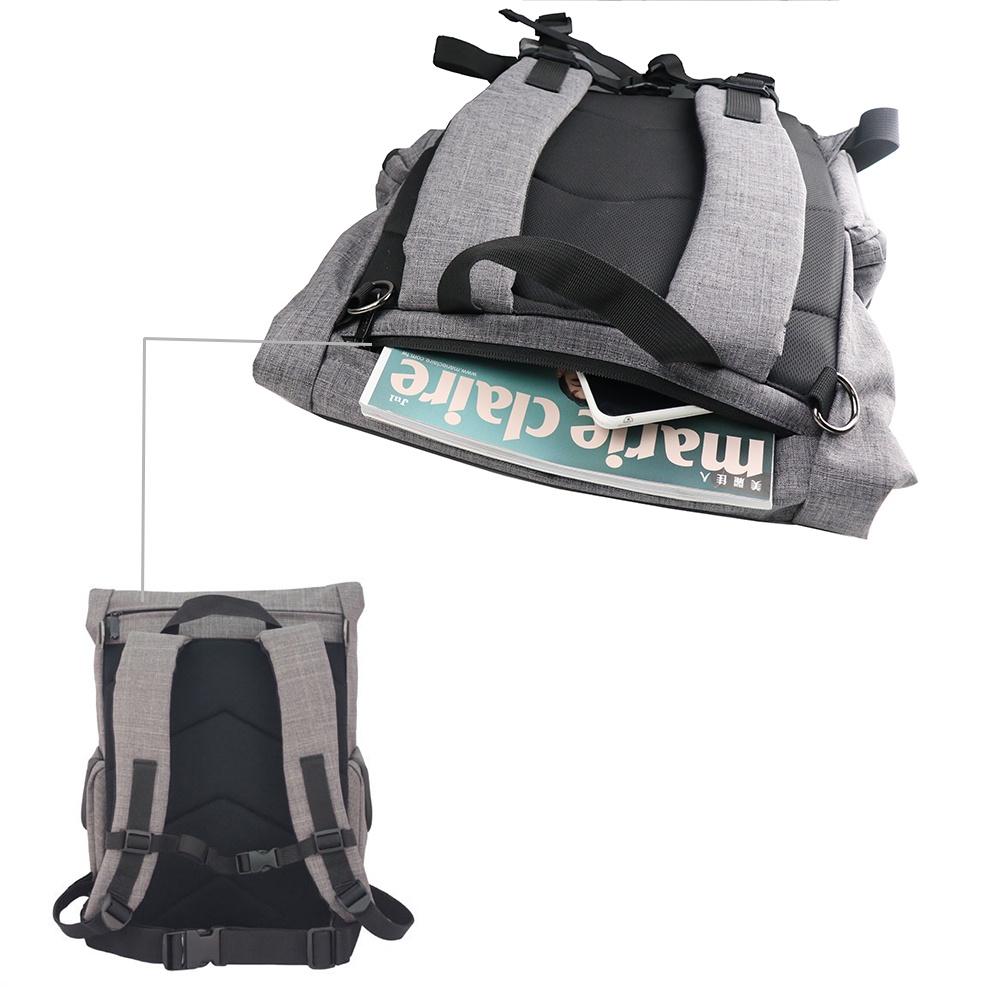 【Niche 樂奇】翻蓋防水後背包 機能防水背包 書包 N-5203, , large