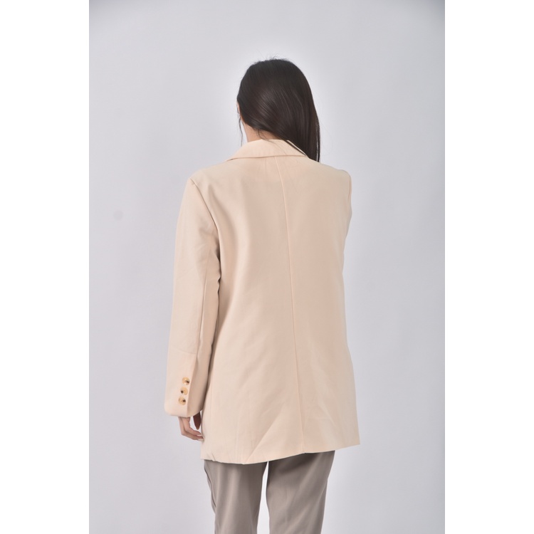 (S) 夢幻服飾質感杏色外套二手衣, , large