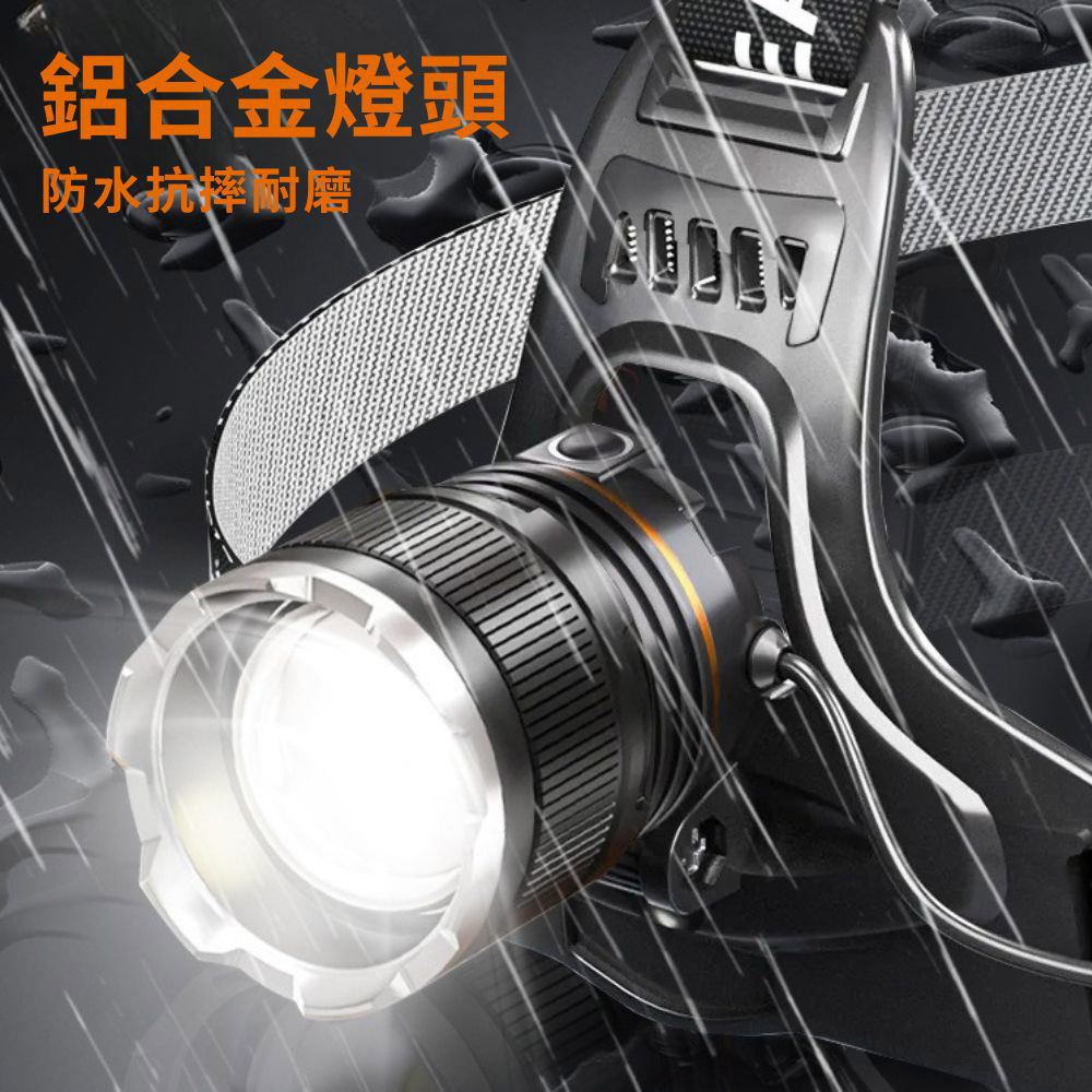 P50 Smart Sensor High-Intensity Headlamp (USB cable + 2 x 18650 batteries), , large