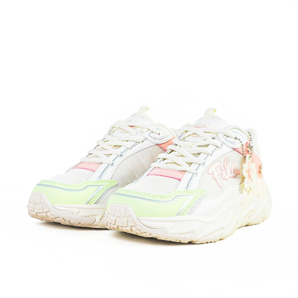 Kixpress-Fila Cherry Blossom 女 運動休閒鞋 老爹鞋 櫻花限定 米綠 [5-C306Z-165], , large