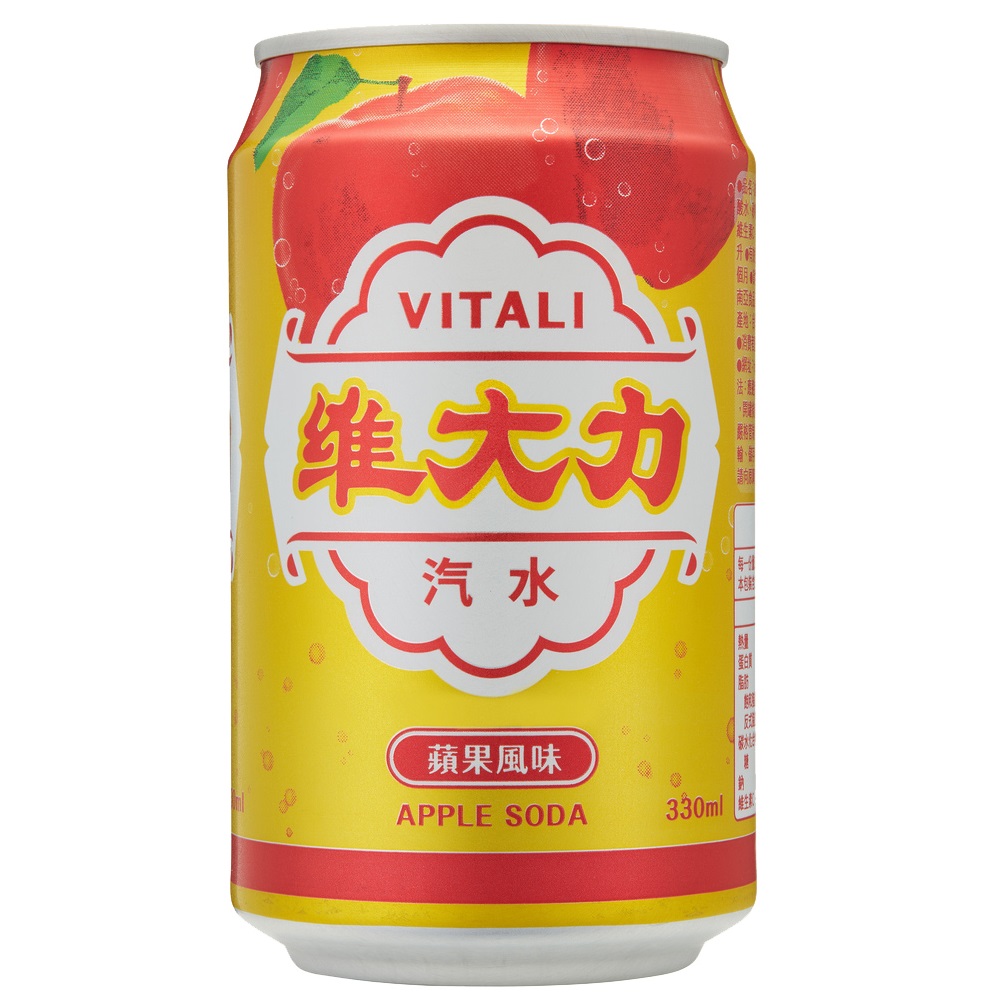 Vitali Apple Soda 330ml, , large
