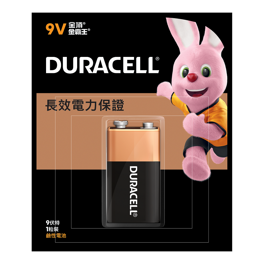 Duracell Alkaline battery-9V*1, , large