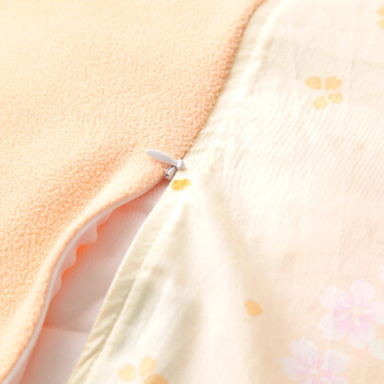 【卓瑩光波】奈米遠紅外線 櫻花橘暖心三件組 毯被套＋刷毛枕套×2＋專用被胎｜秋冬雙人加厚款 6×7呎, , large