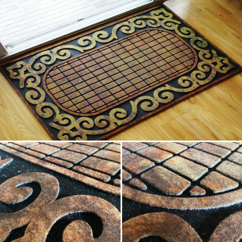 【G+居家】橡膠植絨戶外地墊(迎賓地墊/入門墊/刮沙地墊/玄關墊), , large