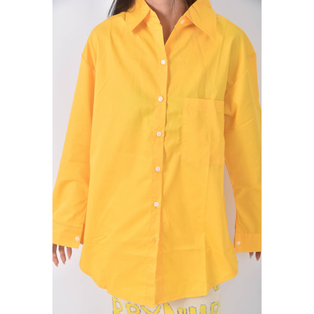 (S) cozyy排扣黃色套裝二手衣, , large