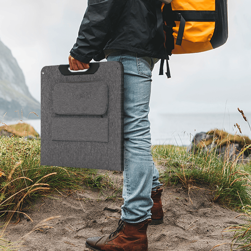 【iSOLAR】200W 輕型可折疊太陽能板 特惠價現省$1000 輕量 露營 登山 車泊 旅行 戶外充電 太陽能充電板 備用電源 充電器 便攜環保綠能, , large