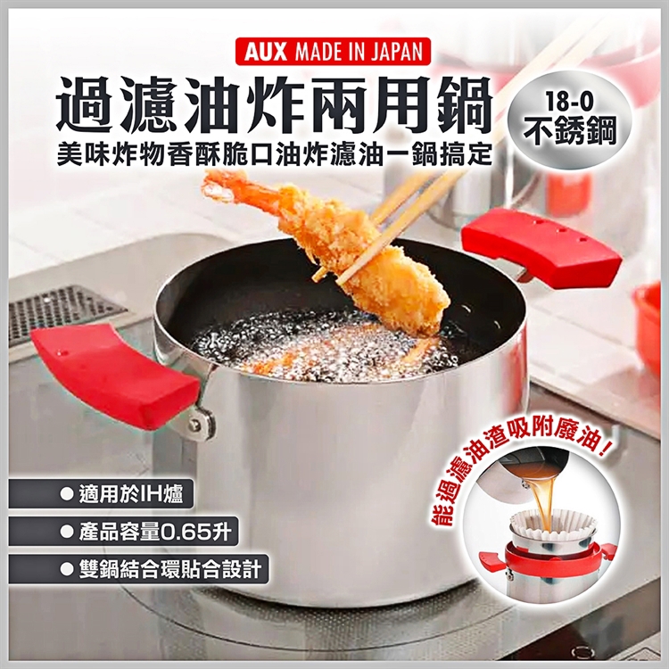 Oil filter deep fryer (red), , large