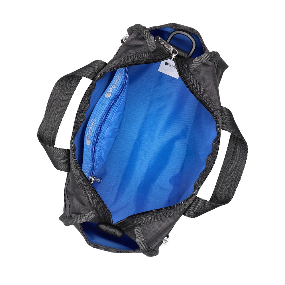 LeSportsacMINI DUFFEL CROSSBODY RECYCLED BLACK - 夜幕灰, , large