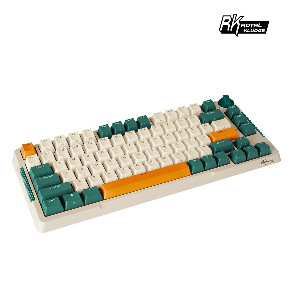 RK 75% 81 key RGB Mechanical Keyboard ( Yellow switches ), , large