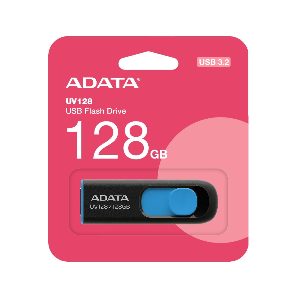 【ADATA 威剛】UV128 128G USB 3.2 Gen 1 高速 隨身碟, , large