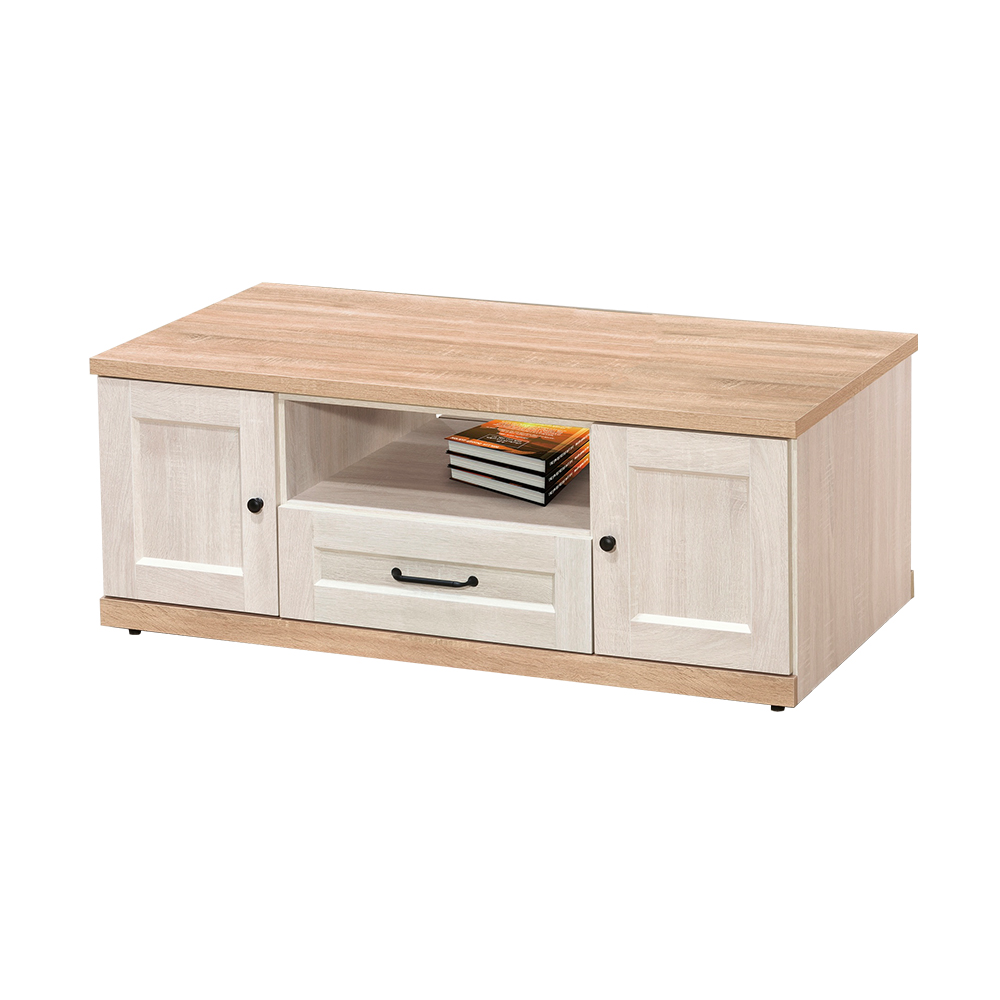 【唯熙傢俱】查理白橡色4尺大茶几, , large