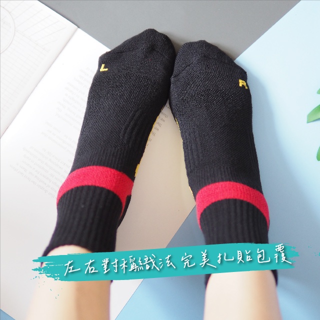 [Kaimei Cotton] 3-pack MIT Taiwan-made 2/2 arch protection sports functional socks 20-24cm, , large
