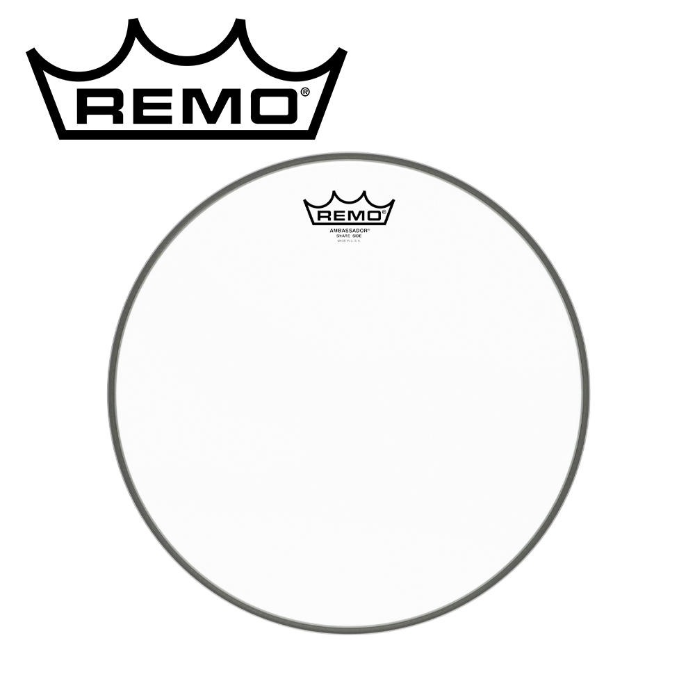 REMO Ambassador Hazy Snare Side 13", , large