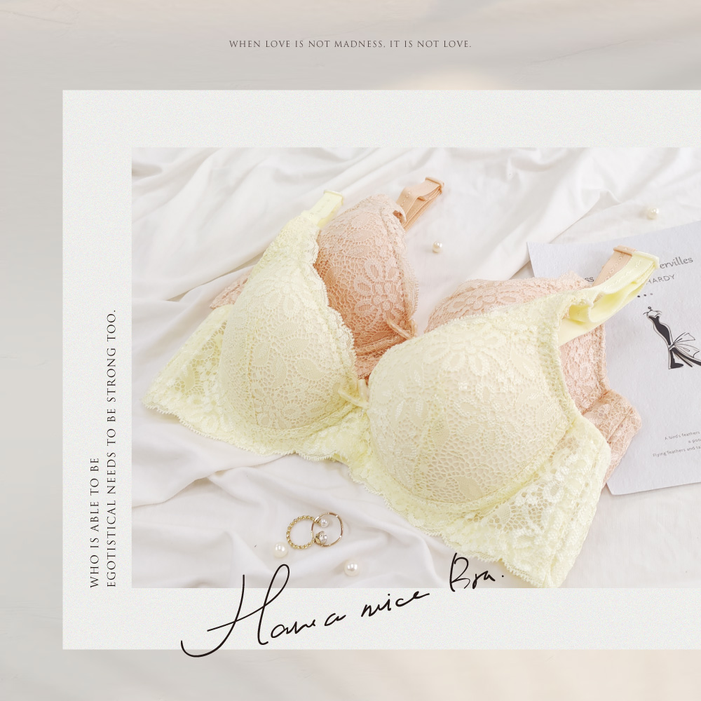 【Clany可蘭霓】歐式托高集中質感ABC內衣(初暮黃 6265-71), , large