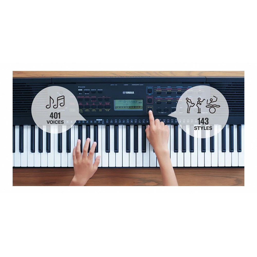 YAMAHA PSR-E273 61鍵 電子琴【敦煌樂器】, , large