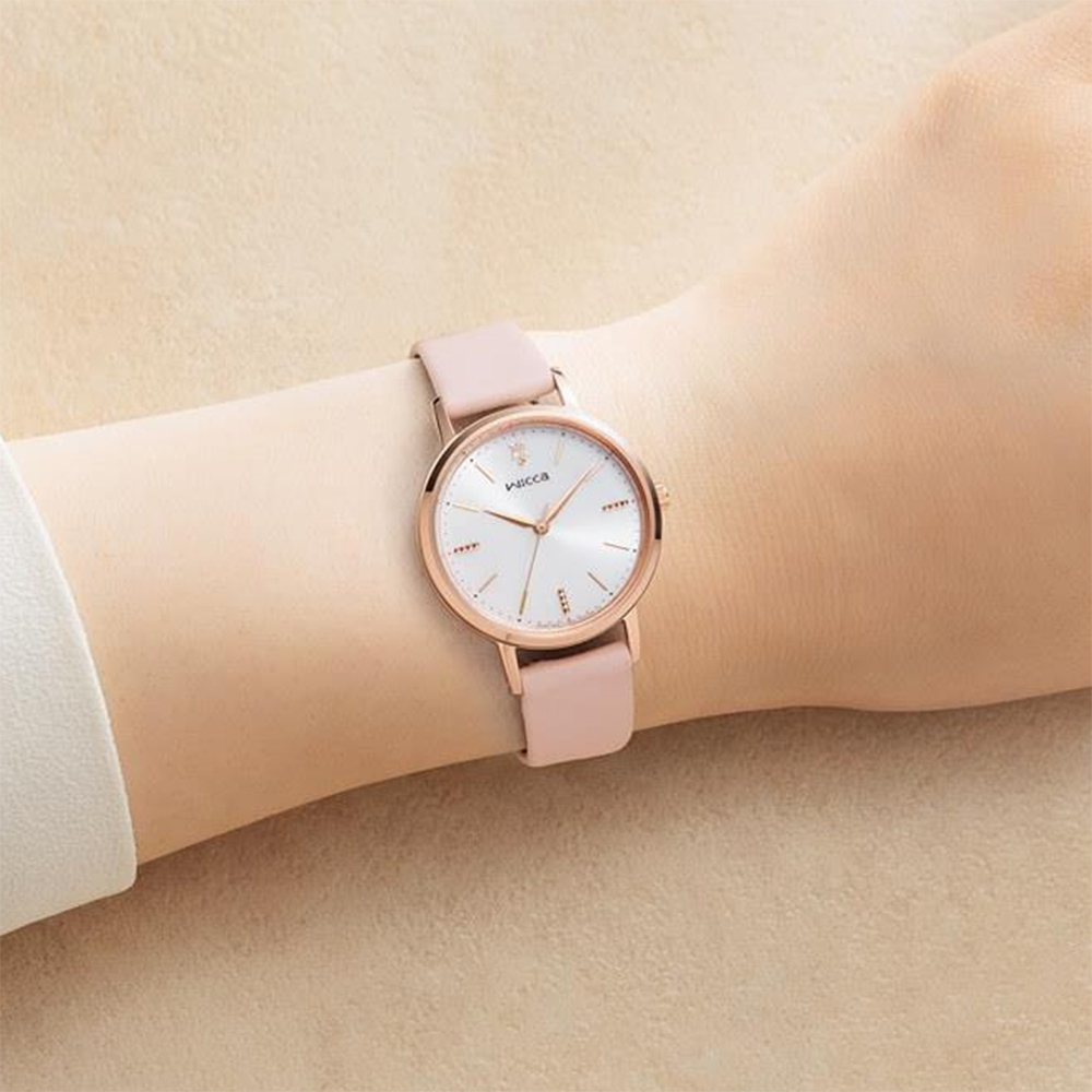 CITIZEN 星辰 Wicca 七夕情人節推薦款 太陽能大三針女錶-30mm KP5-166-14, , large