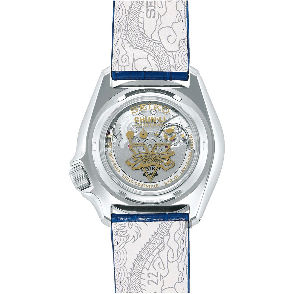 SEIKO 精工 5 Sports x 快打旋風 春麗 聯名限量機械錶(SRPF17K1)-42.5mm, , large
