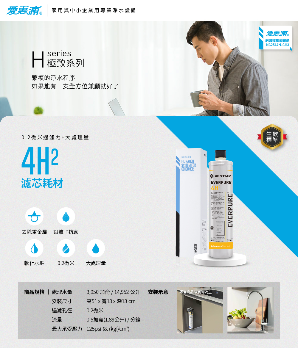4H2 activated carbon filter element (DIY replacement), , large