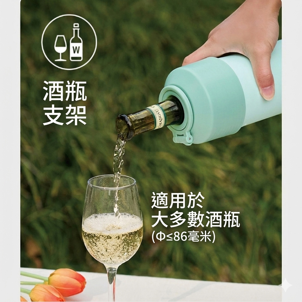 【H&R安室家】8.6cm以下適用 泰碩TYESO飲料保冷瓶(H89), , large