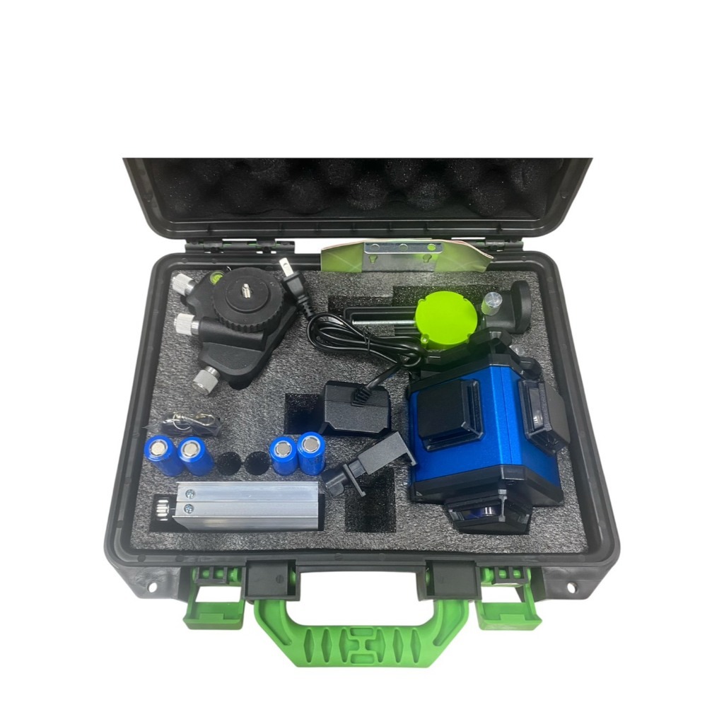 WIN五金 HU-8099G HU8099G 綠光 4D 16線 全自動 雷射水平垂直儀 雷射水平儀 激光水平儀, , large