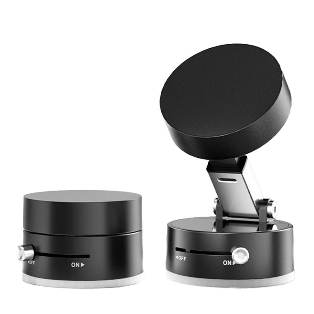 【禾統】360度真空磁吸支架/ 台 / 曜石黑 (手機支架 手機架 磁吸手機支架 磁吸手機架 真空手機支架), 曜石黑, large
