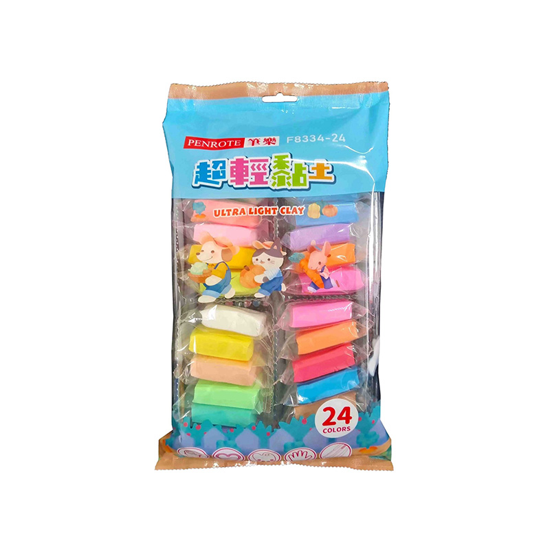 【PENROTE 筆樂】24色超輕黏土（袋裝）, , large
