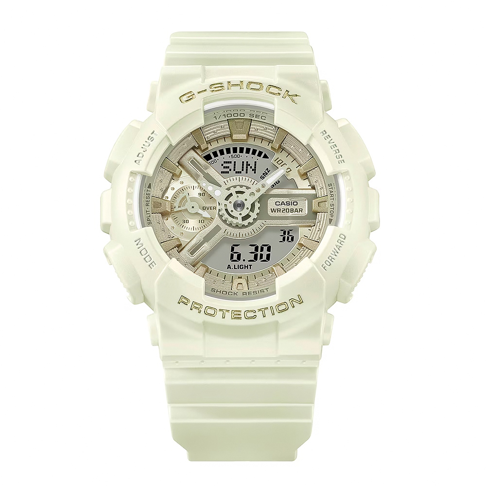 CASIO 卡西歐 G-SHOCK 珠光系列 粉彩運動女錶 手錶 GMA-S110ST-7A, , large