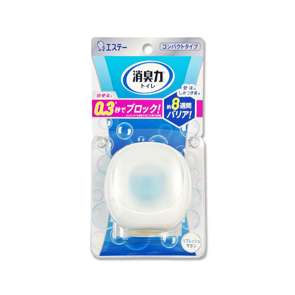 [日日好物]日本ST雞仔牌-消臭力持香約8週浴廁瞬效淨味除臭芳香劑6ml/盒-皂香藍(放置型脫臭擴香,衛浴香氛盒,浴室空氣清新,如廁瞬效去味,洗手間除尿騷氨臭), , large